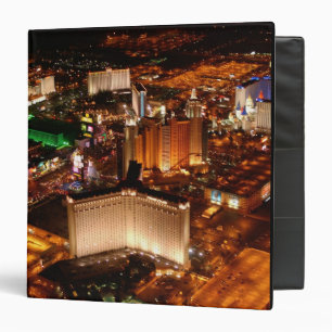 Las Vegas aerial view from a blimp Binder