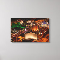 Las Vegas aerial view from a blimp