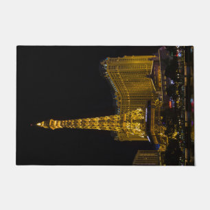 Las Vegas at night Skyline Doormat