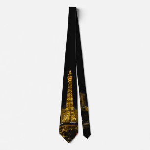 Las Vegas at night Skyline Tie
