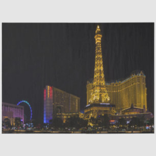 Las Vegas at night  Skyline   Tissue Paper