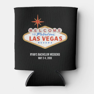 Las Vegas Bachelor Party Weekend Favour Can Cooler