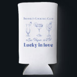 Las Vegas bachelorette can coolers<br><div class="desc">These Vegas themed can coolers feature a modern font and personalized customizable details. This 'Lucky in Love' themed can cooler will be a great addition to your bridesmaid gift bags. Change the colours and bride's name to make it your own. Shop the matching Vegas accessories in our Las Vegas bachelorette...</div>