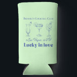 Las Vegas bachelorette can coolers<br><div class="desc">These Vegas themed can coolers feature a modern font and personalized customizable details. This 'Lucky in Love' themed can cooler will be a great addition to your bridesmaid gift bags. Change the colours and bride's name to make it your own. Shop the matching Vegas accessories in our Las Vegas bachelorette...</div>