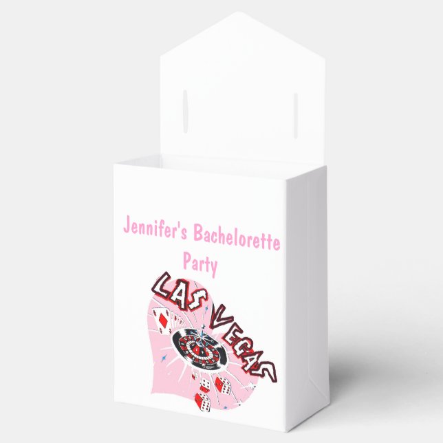 Las Vegas Bachelorette Party Favor Box (Opened)