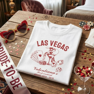 Las Vegas Bachelorette Party Personalized T-Shirt