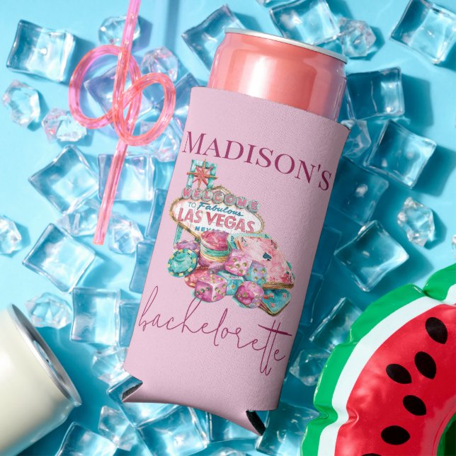 Las Vegas Bachelorette  Seltzer Can Cooler (In Situ Summer)
