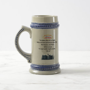 Las Vegas Beer Stein