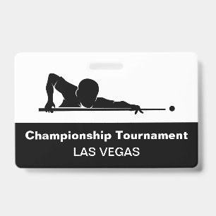 Las Vegas Billiards Budget Event Badges