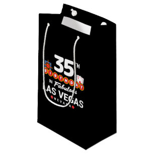 Las Vegas Birthday Party - 35th Birthday In Vegas Small Gift Bag