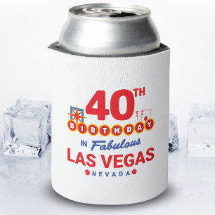 Las Vegas Birthday Party - 40th Birthday In Vegas Can Cooler
