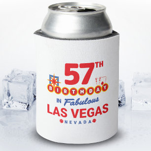Las Vegas Birthday Party - 57th Birthday In Vegas Can Cooler