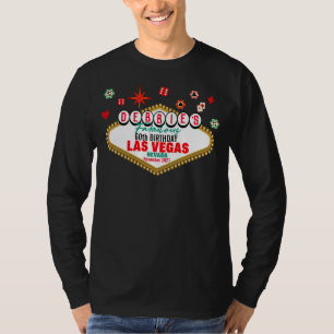Las Vegas Birthday Party Customizable Matching  T-Shirt