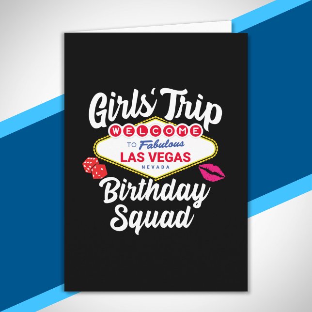 Las Vegas Birthday Party - Girls Trip Bday Squad Card (Creator Uploaded)