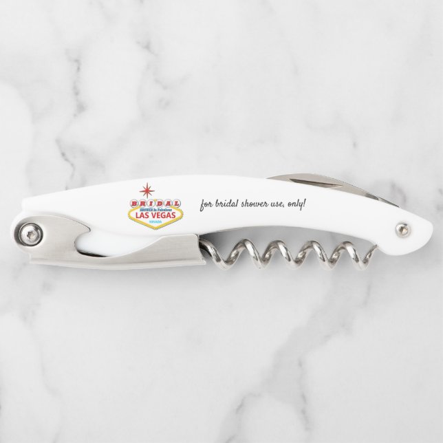 Las Vegas Bridal Shower Only Corkscrew (Front)