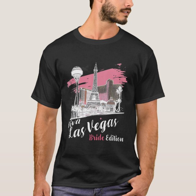Las Vegas Bride Edition Las Vegas Celebration  T-Shirt (Front)