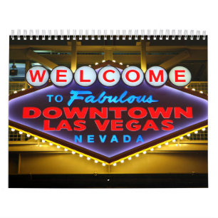 Las Vegas by Night Calendar