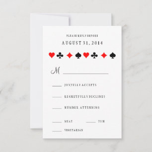 Las Vegas Casino Cartes de Poker Mariage Carte RSV