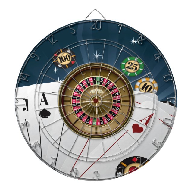 Las Vegas Casino Dartboard (Front)