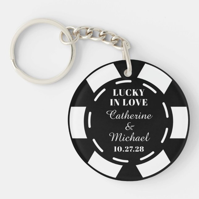 Las Vegas Casino Poker Chip Mariage Favoriser (Devant)