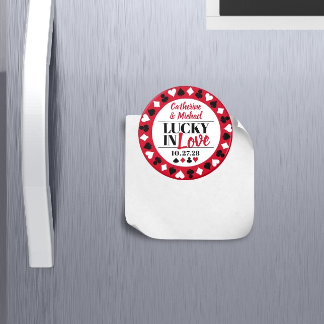 Las Vegas Casino Wedding Save The Date Magnet (Creator Uploaded)