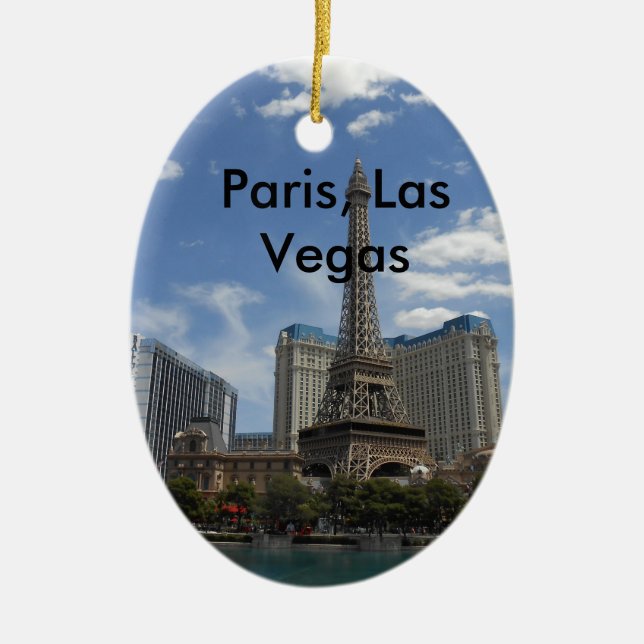 Las Vegas Ceramic Ornament (Front)
