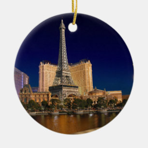 Las vegas ceramic ornament