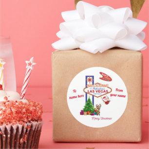 Las Vegas Christmas Stickers pkg 6