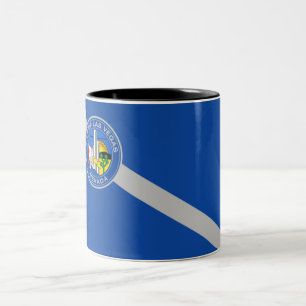 Las Vegas city flag Two-Tone Coffee Mug
