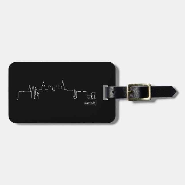 Las Vegas cityscape Luggage Tag (Front Horizontal)