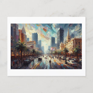 Las Vegas Cityscape,  Postcard