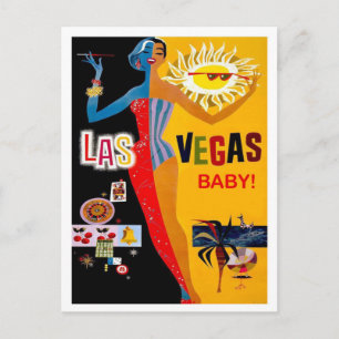 Las Vegas, collage de casino, carte postale de voy