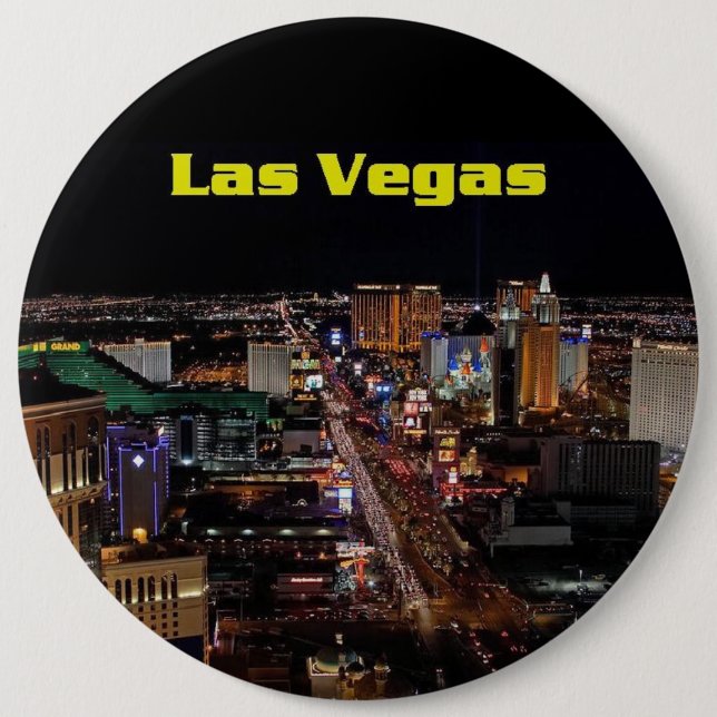Las Vegas Colossal Button (Front)