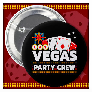 Las Vegas Crew Party Squad Vegas Trip Las Vegas 2 Inch Round Button