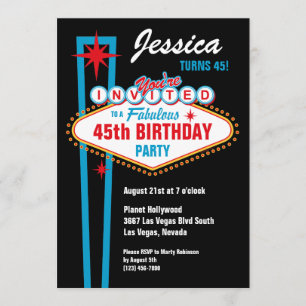 Las Vegas Custom Invitation
