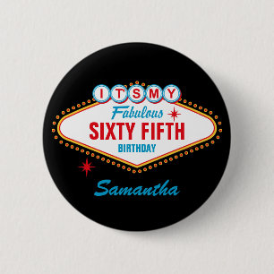 Las Vegas Custom It's My 2 Inch Round Button