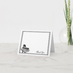 Las Vegas Destination Wedding Thank You Card