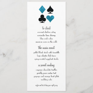 Las Vegas Destiny Blue Parties scintillant menu Ma