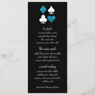 Las Vegas Destiny Blue Parties scintillant menu Ma