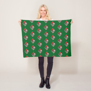 Las Vegas 'Diamond' Playing Card Shape Fleece Blanket