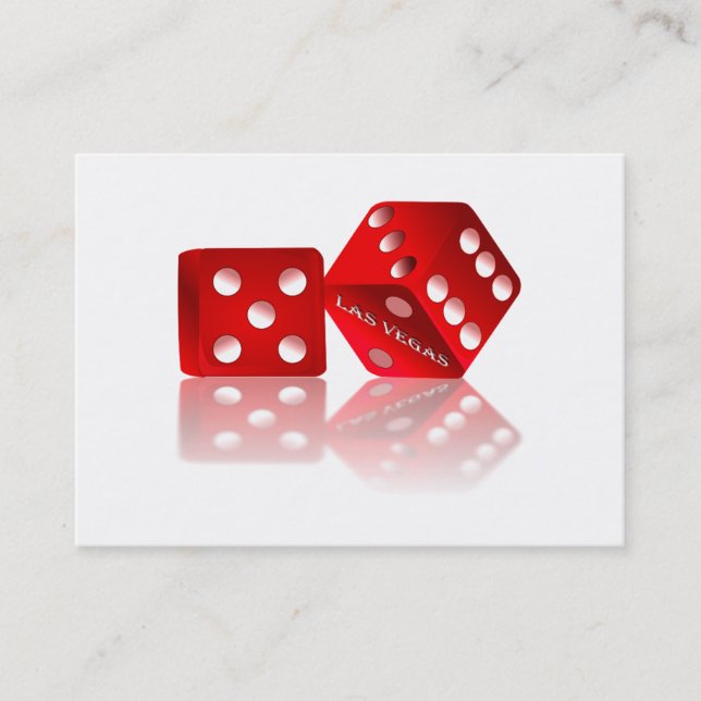 Las Vegas Dice Business Card (Front)