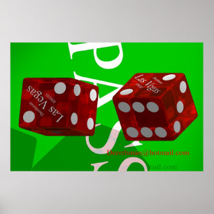Las Vegas Dice II (print) Poster