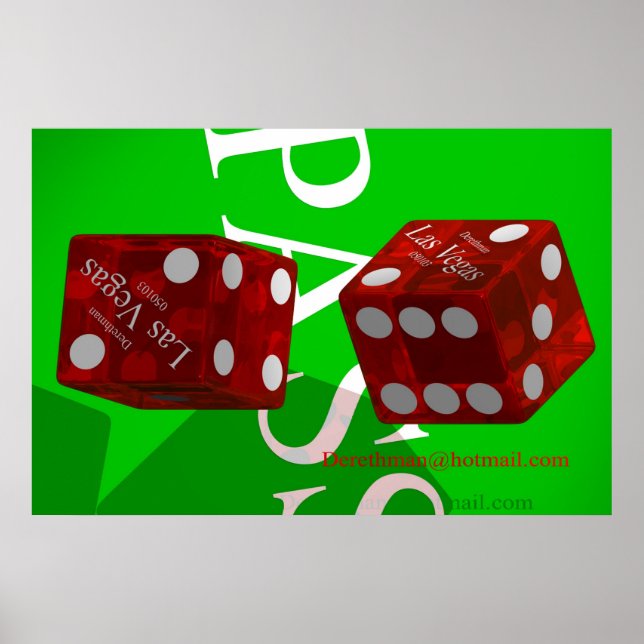 Las Vegas Dice II (print) Poster (Front)