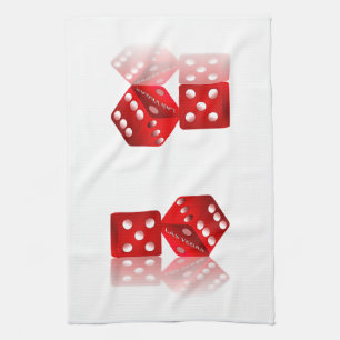 Las Vegas Dice Kitchen Towel