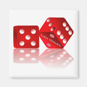 Las Vegas Dice Magnet