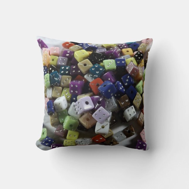 Las Vegas Dice Pillow Beader Pillow (Front)