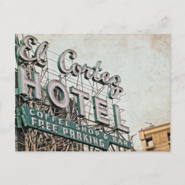 Las Vegas El Cortez Postcard (Front)