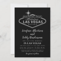 Las Vegas Fabuleux Destination Mariage Invitation