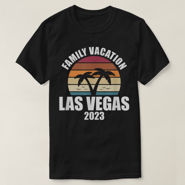 Las Vegas Family Vacation 2023 Summer Matching Hol T-Shirt (Design Front)