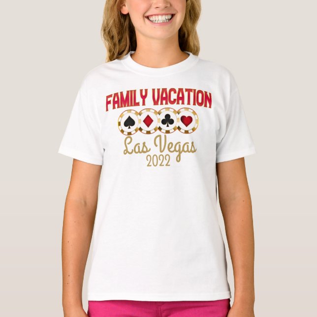 Las Vegas Family Vacation Group T-Shirt correspond (Devant)